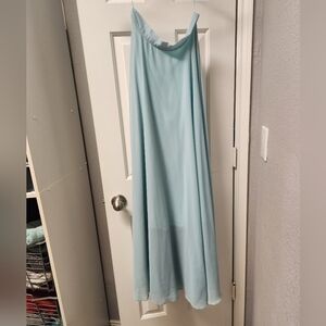 Maxi length chiffon skirt